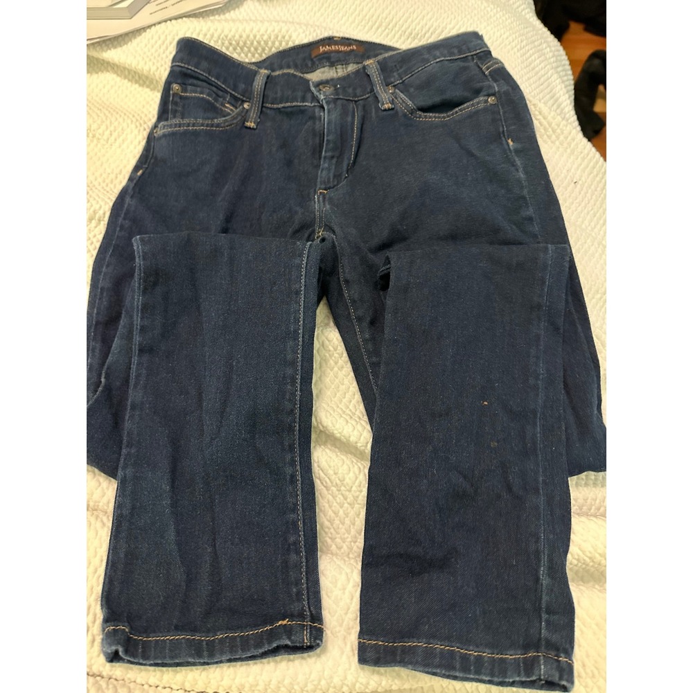James Jeans Randi Mid Rise Skinny Jeans Dark Wash Denim Women's Size 26